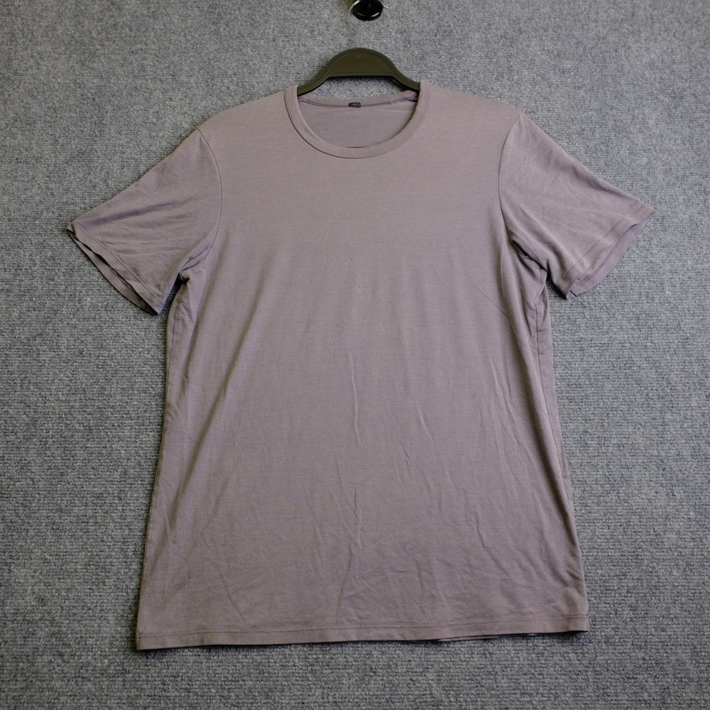 Lululemon Fundamental T-Shirt Mens Small Gray Short Sleeve Crew Neck Tee